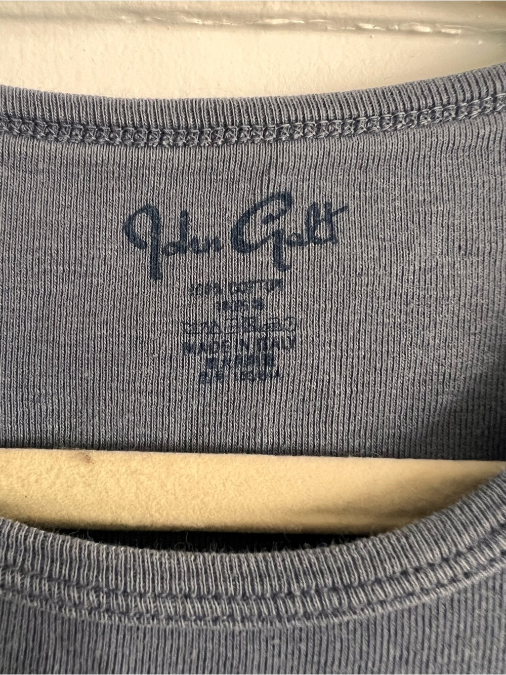 Brandy Melville Washed Blue '44' Graphic Tee - Picture 2 of 4